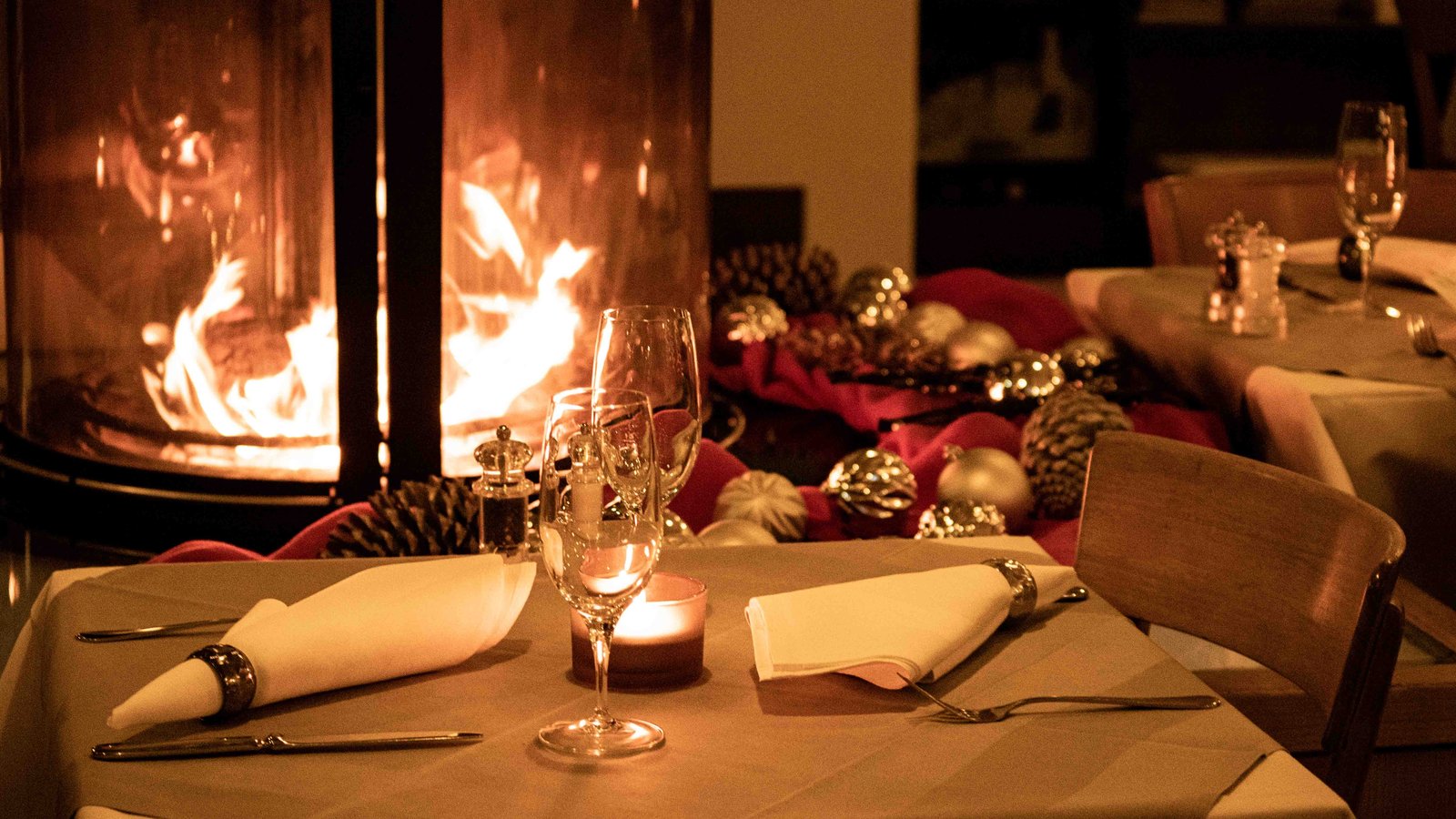 Eventkonzept Winterzimmer Tisch