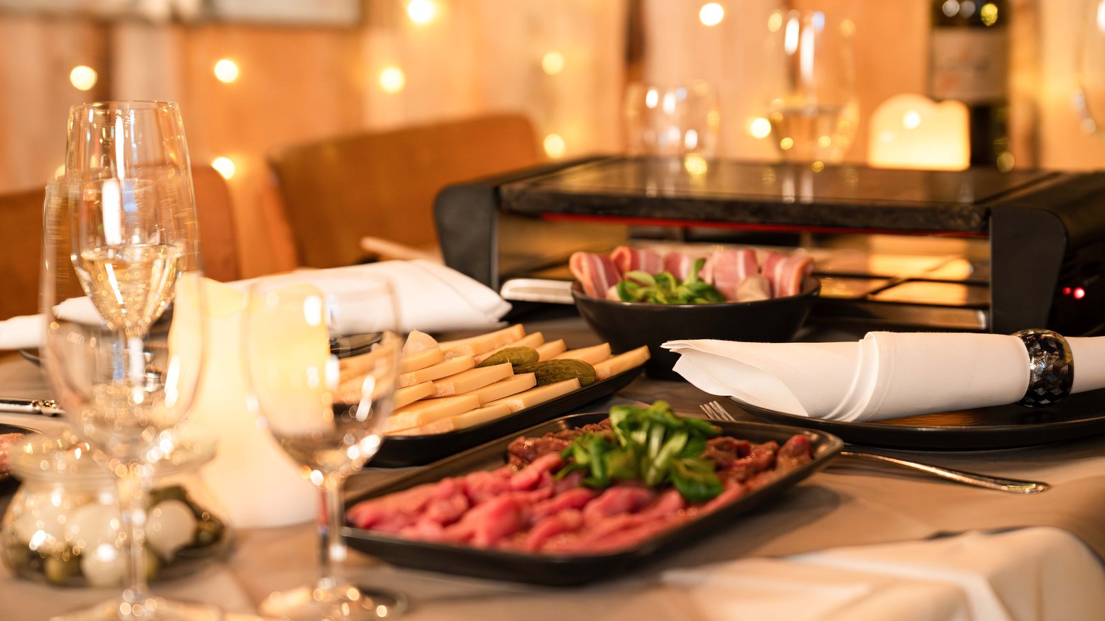 Eventkonzept Winterzimmer Tisch